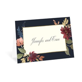Cascading Floral - Thank You Card