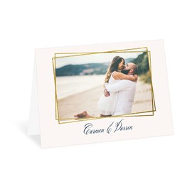 Gilded Photo - Thank You Card