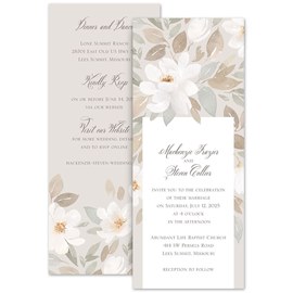 Ethereal Floral - Invitation