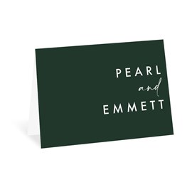 Tonal - Green - Thank You Card