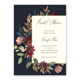 Cascading Floral - Bridal Shower Invitation