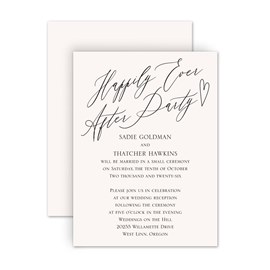 Ever After Party - Reception Invitation
