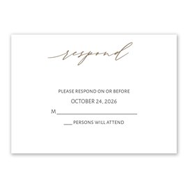 Married - Response Card