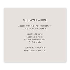 Married - Information Card