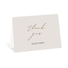 Married - Thank You Card