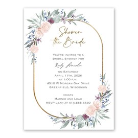 Wrapped in Wildflowers - Bridal Shower Invitation