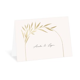 Arched Greenery - Thank You Card