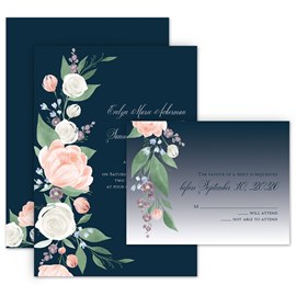 Lovely Garden - Invitation with Free Response Postcard