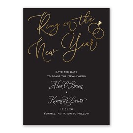Ring in the New Year - Holiday Save the Date