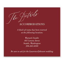After Party - Information Card