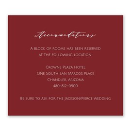 Newlywed - Mrs. and Mrs. - Information Card