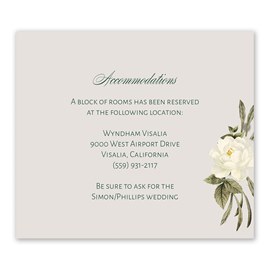 Floral Geo - Information Card