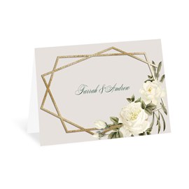 Floral Geo - Thank You Card