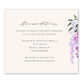 Wisteria - Information Card