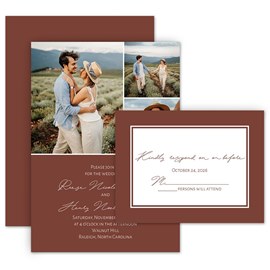 Simple Snaps - Invitation with Free Response Postcard