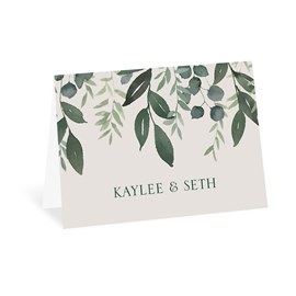 Cascading Greens - Thank You Card