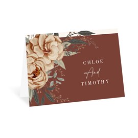 Neutral Floral - Thank You Card