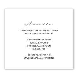 Sweet Newlyweds - Information Card