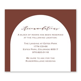 Arched Border - Information Card