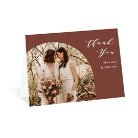 Arched Border - Thank You Card