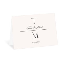 Initialed - Thank You Card