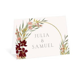 Arching Floral - Thank You Card