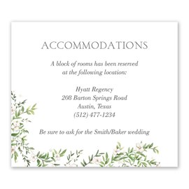 Graceful Garden - Information Card