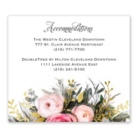 Enchanted Floral - Information Card