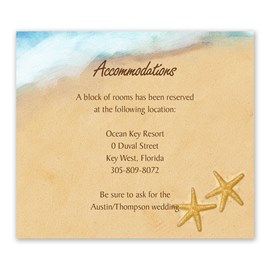 Just Beachy - Information Card
