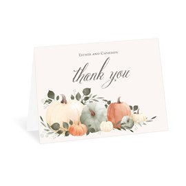Autumn Scene - Thank You Card