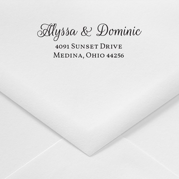 white envelope with elegant text