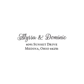 Romance - Address Stamp