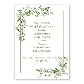 Botanical Frame - Bridal Shower Invitation