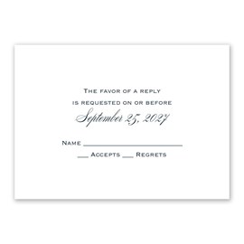 Then and Now - Response Card