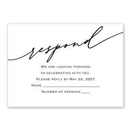 We Clearly Do - Response Card