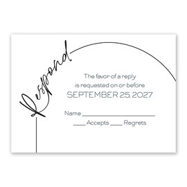 Arched Type - Response Card