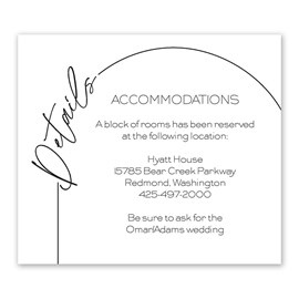 Arched Type - Information Card