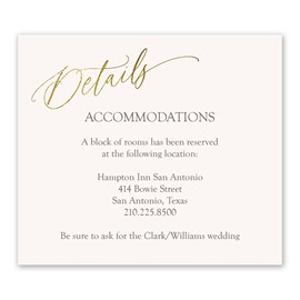 Happily Glowing - Information Card