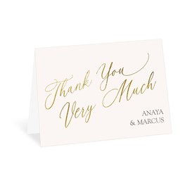 Happily Glowing - Thank You Card