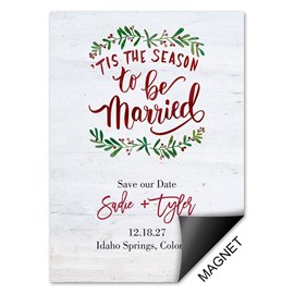 The Season - Holiday Save the Date Magnet