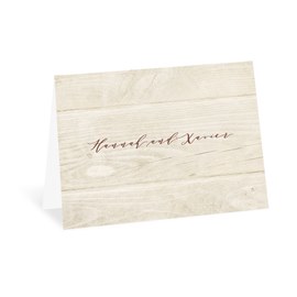 Woodgrain Arch - Thank You Card