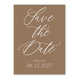 Stacked Script - Save the Date