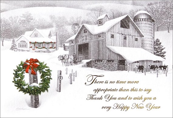 Country Holiday Thank You