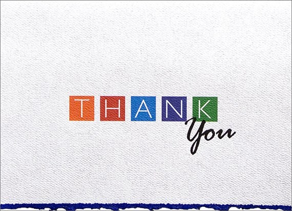 Deckle Edge Thank You