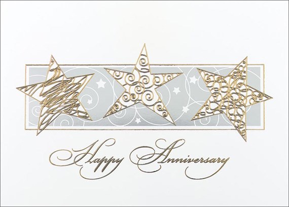 Starry Anniversary Greeting
