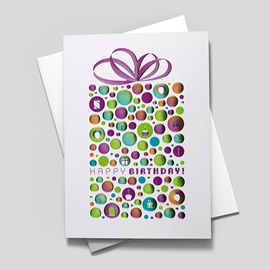 Bubbles Birthday Card