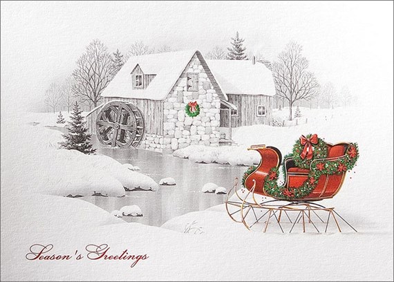 Winter at the Mill House