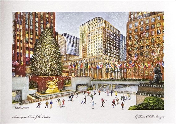 Skating at Rockefeller Center
