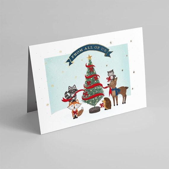 Woodland Animal Christmas - Holiday Greeting Cards by CardsDirect
