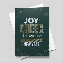 Joyful Geometrics Holiday Card